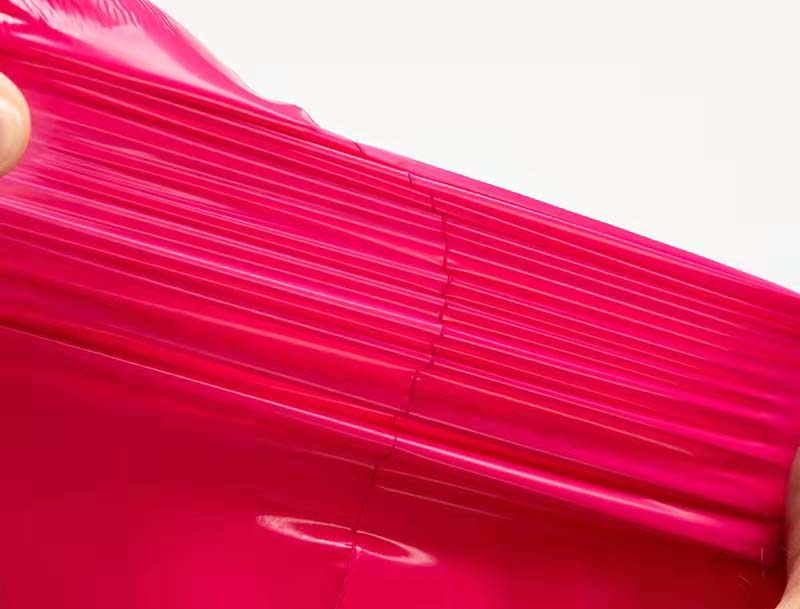 龙海玫红色快递袋-05